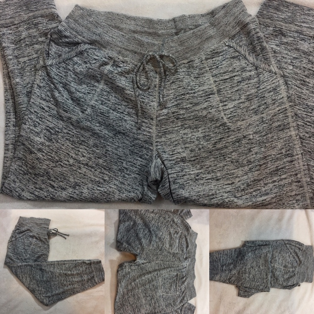 Athleta women’s jogger techie grey pant pockets XL